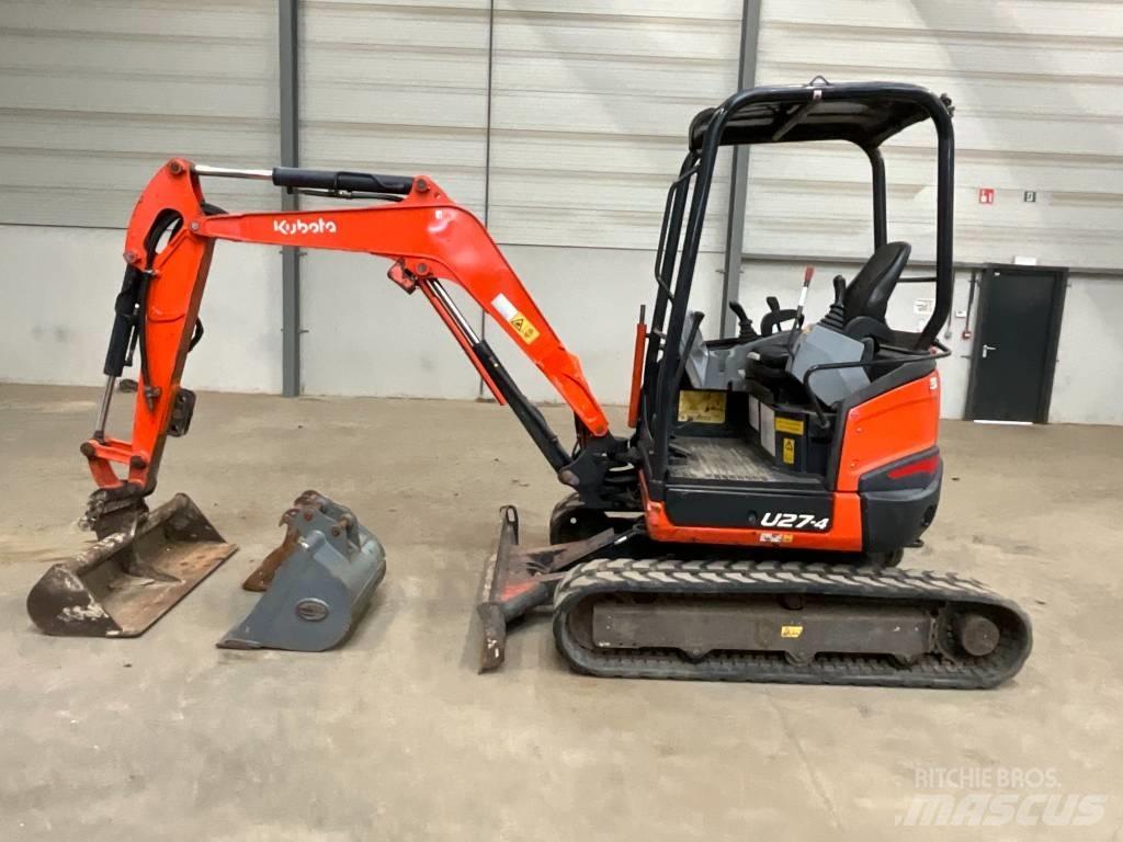 Kubota U 27-4 Mini bagri <7t