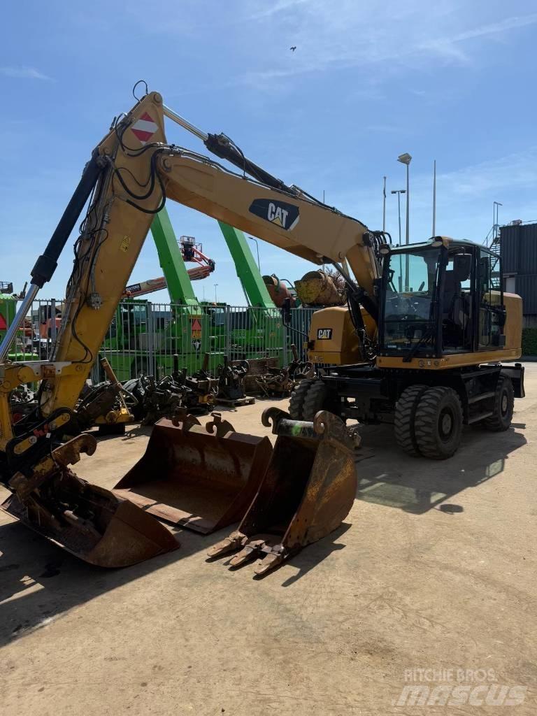 CAT M 318 F Bagri na kolesih