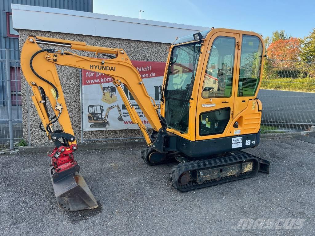 Hyundai R18-9 Mini bagri <7t