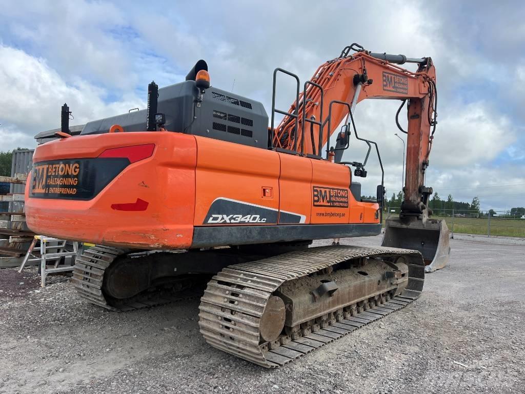 Doosan DX 340 LC-5 Bagri goseničarji