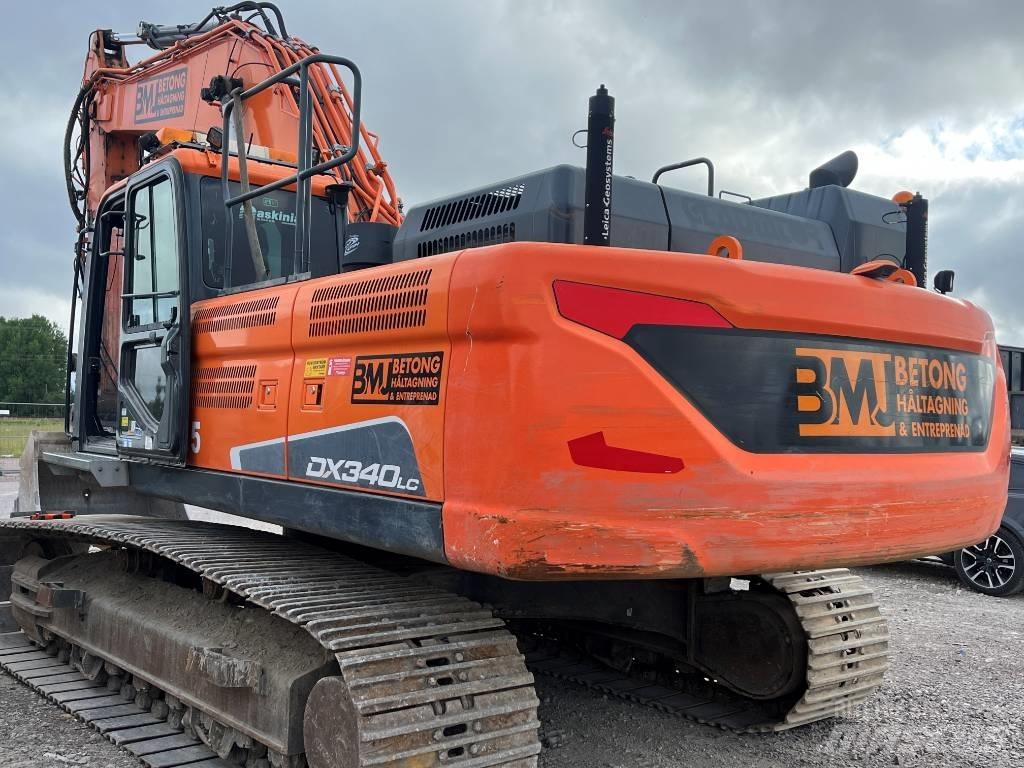 Doosan DX 340 LC-5 Bagri goseničarji