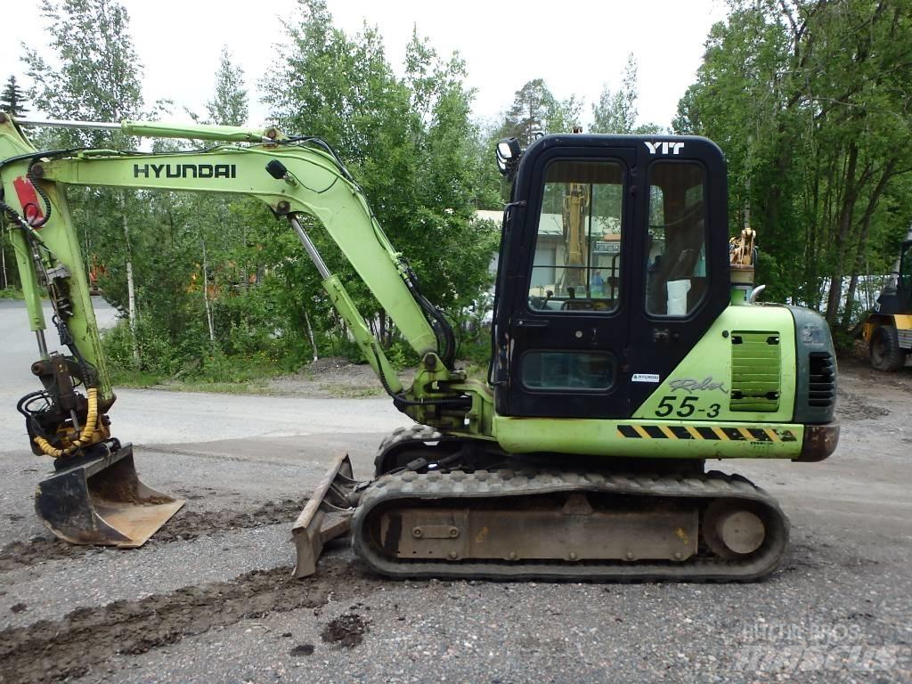 Hyundai Robex 55-3 Mini bagri <7t