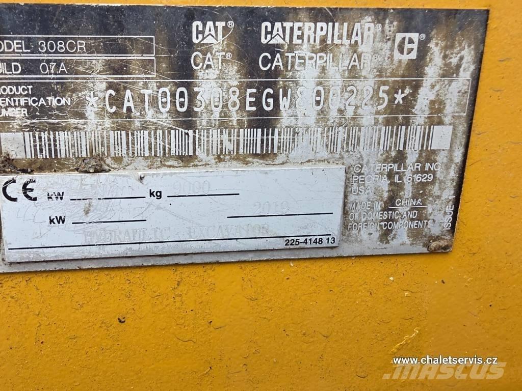 CAT 308 CR Midi bagri 7t – 12t