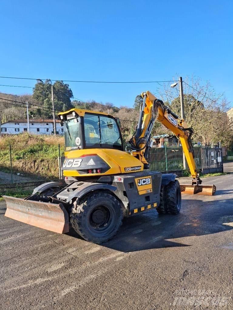JCB Hydradig 110W Bagri na kolesih