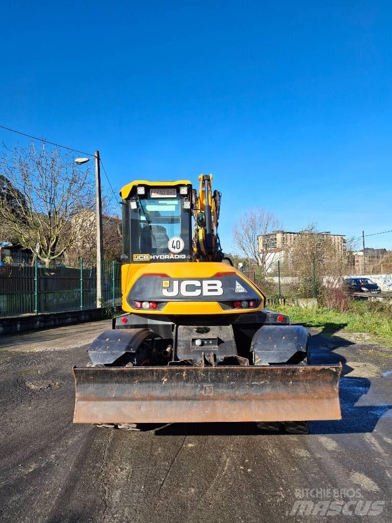 JCB Hydradig 110W Bagri na kolesih