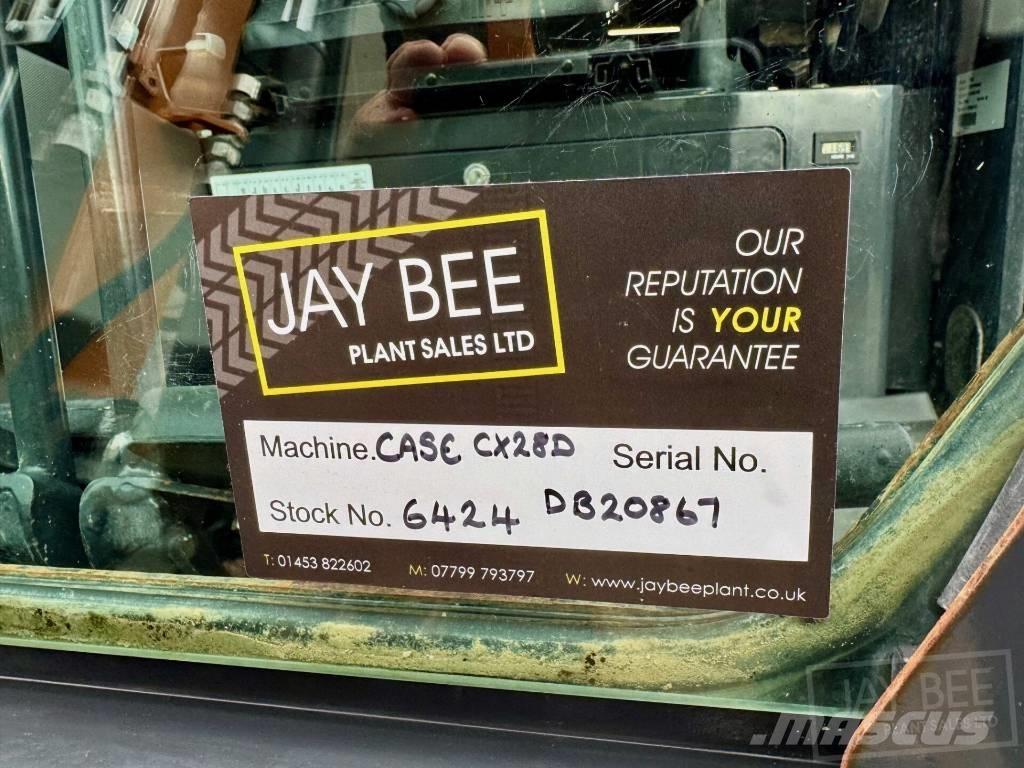 CASE CX28D Mini bagri <7t