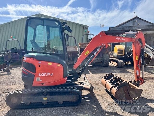 Kubota U 27-4 Mini bagri <7t
