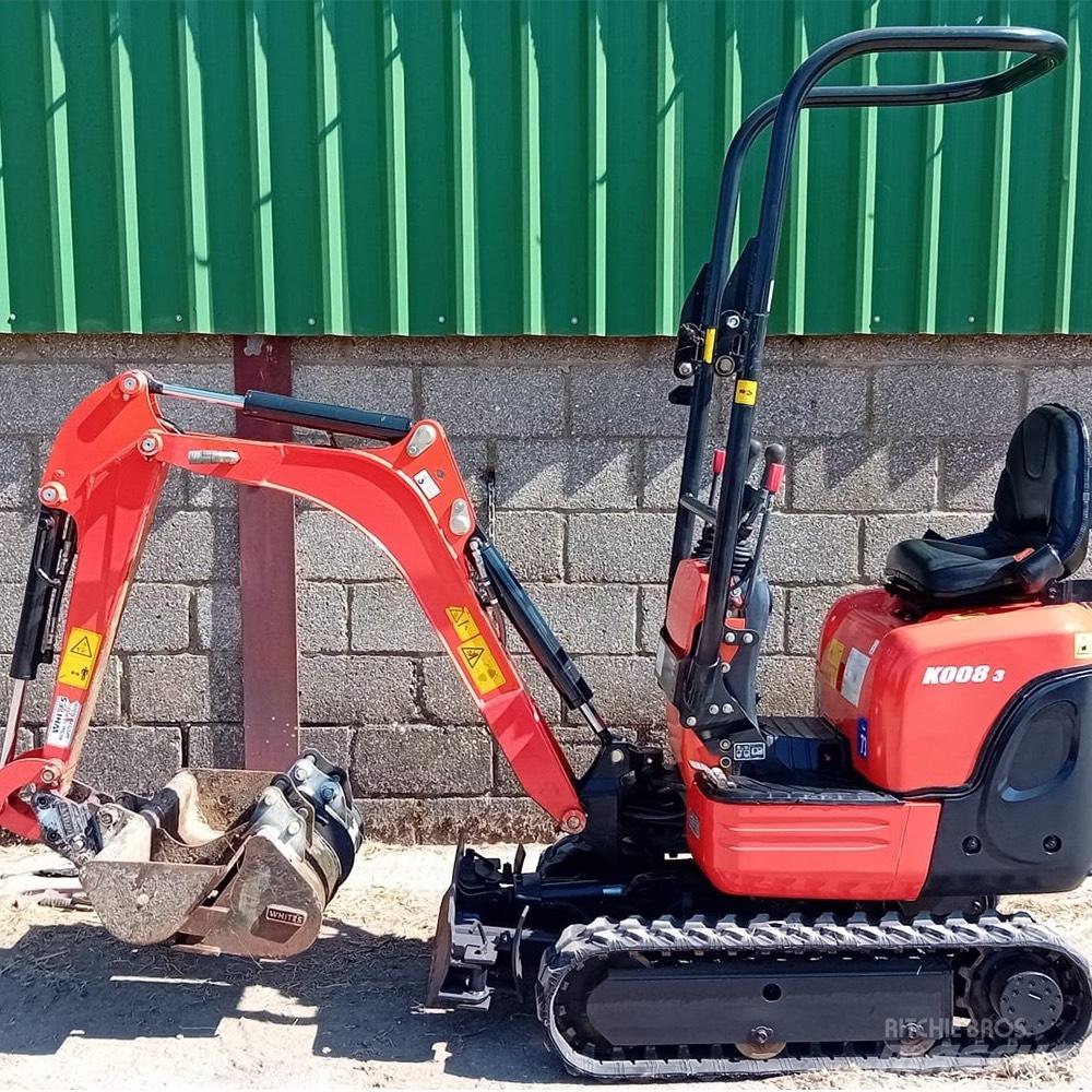 Kubota K008-3 Mini bagri <7t