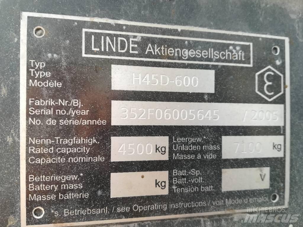 Linde H 45 D 600 Dizelski viličarji