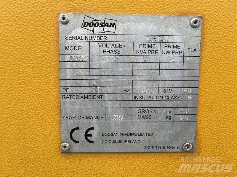 Doosan G 60 Dizelski agregati