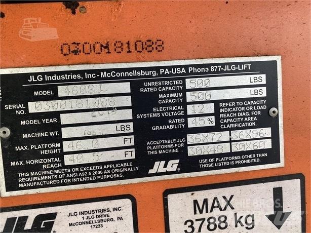 JLG 460 SJ Teleskopske dvižne ploščadi