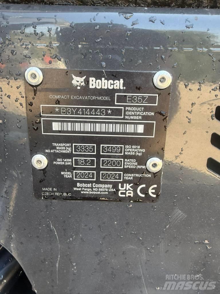 Bobcat E 35, 549h Mini bagri <7t