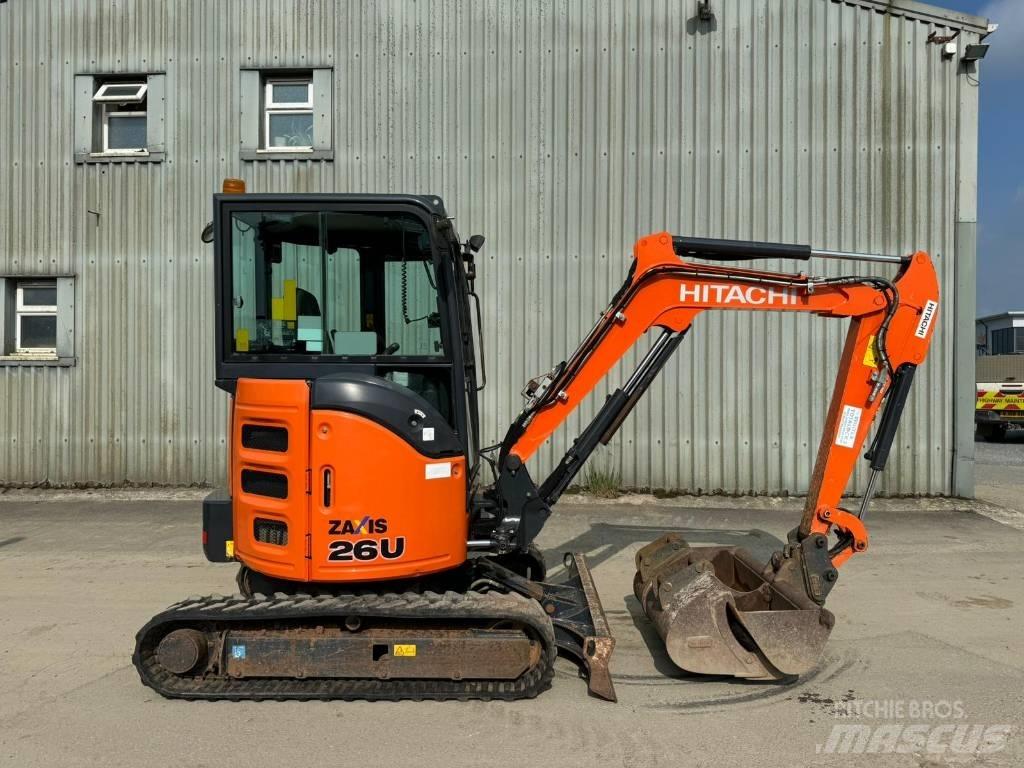 Hitachi ZX 26 U-5 Mini bagri <7t