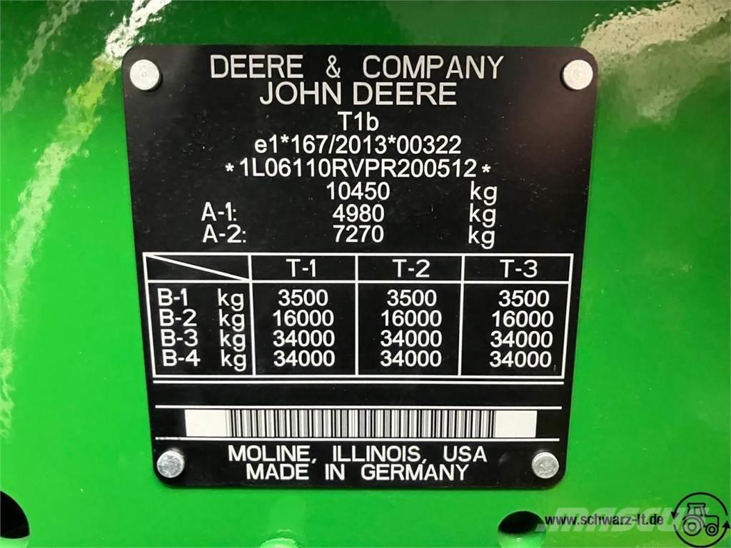 John Deere 6R 110 Traktorji