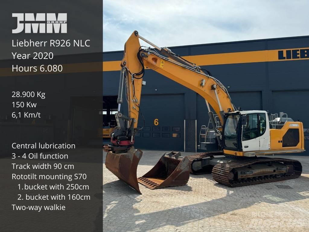 Liebherr R926 Bagri goseničarji