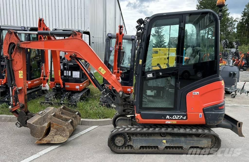 Kubota KX 027 Mini bagri <7t