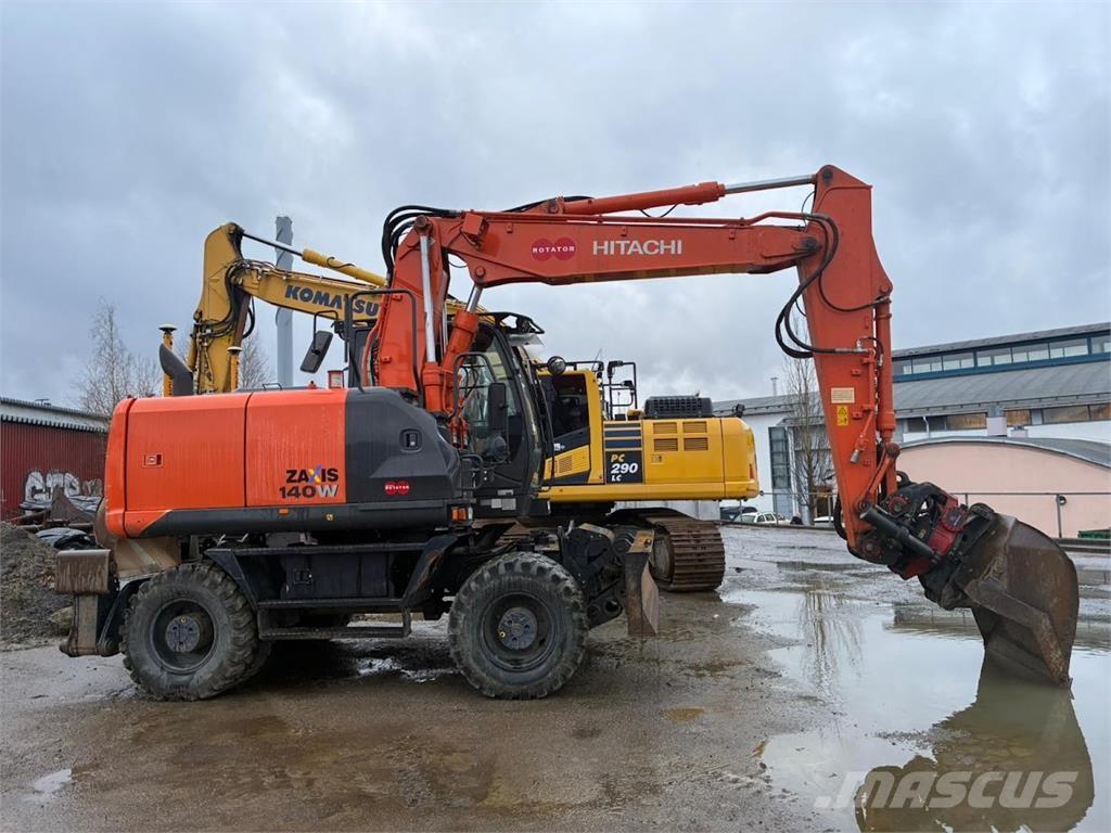 Hitachi ZX140W Bagri na kolesih