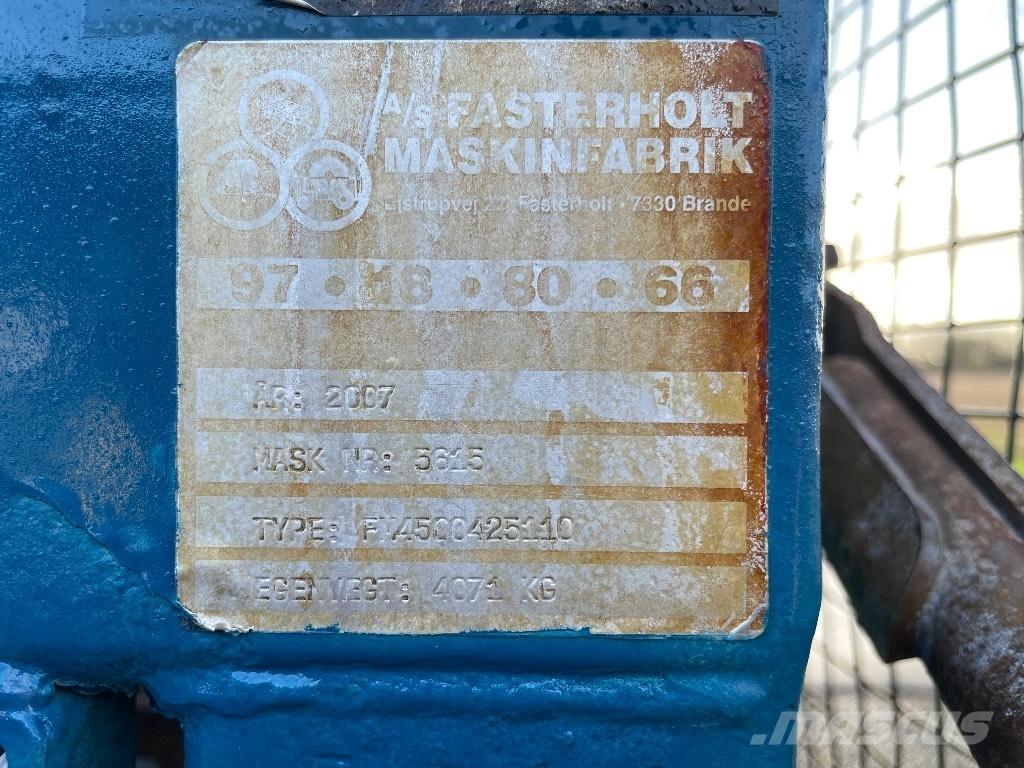 Fasterholt FM 4500 Sistemi za namakanje