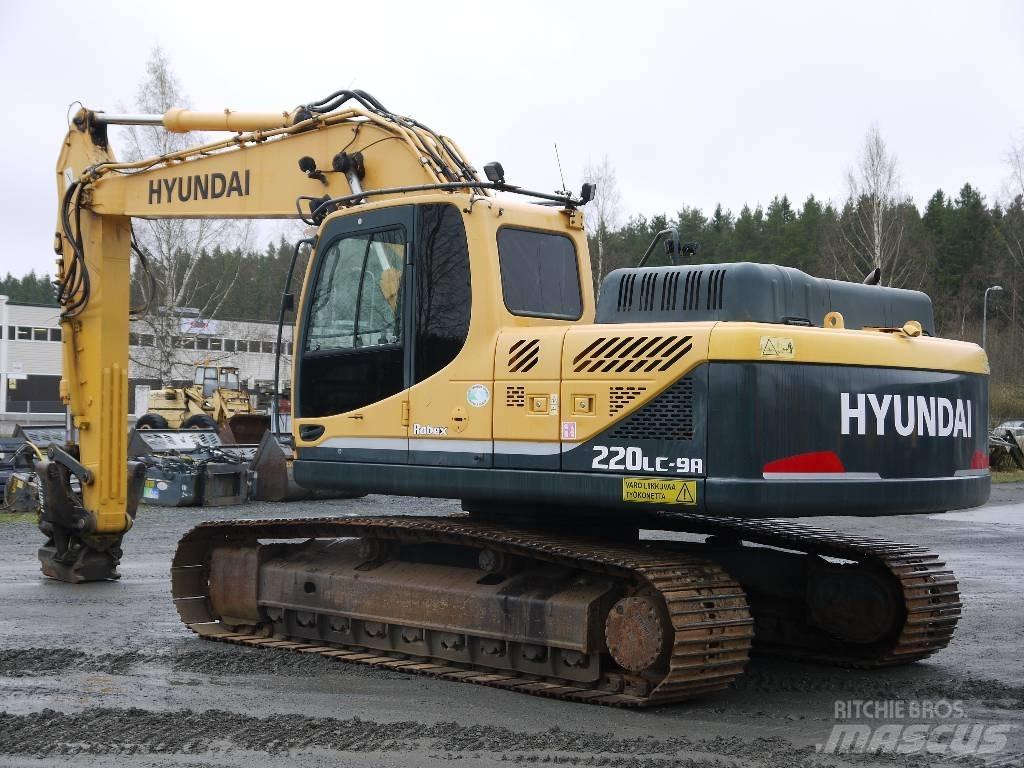 Hyundai R 220 LC-9A Bagri goseničarji