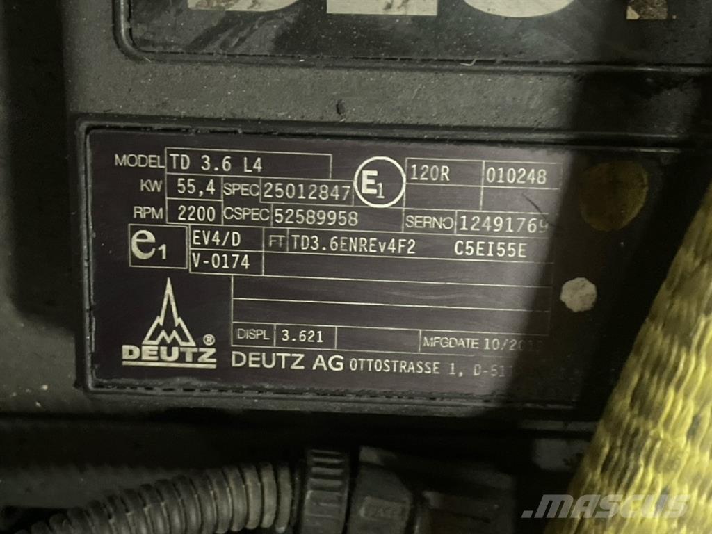 Deutz TD3.6L4 Motorji