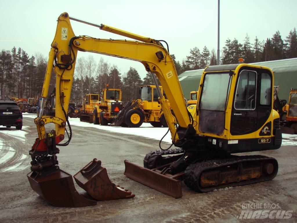 Hyundai Robex 55-7 Mini bagri <7t