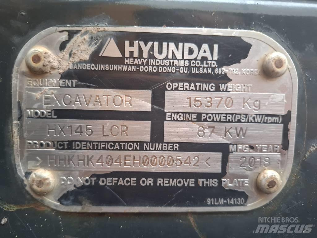 Hyundai HX 145 LCR Bagri goseničarji