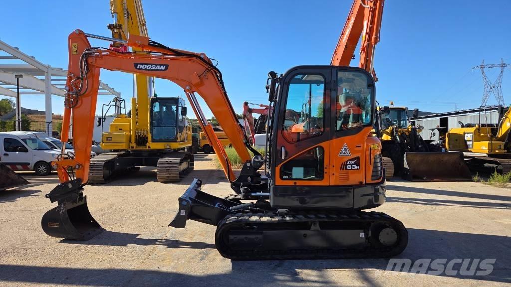 Doosan DX 63 R Mini bagri <7t