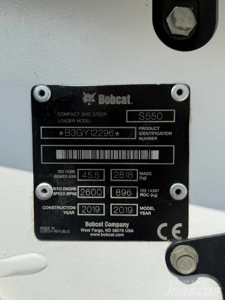 Bobcat S 550 Skid steer mini nakladalci