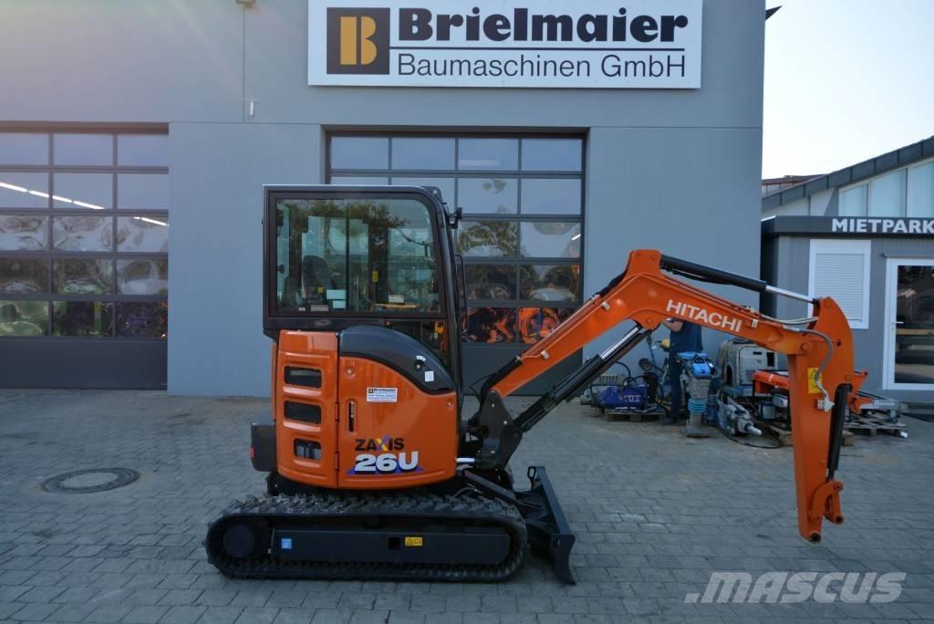 Hitachi ZX 26 U-6 Mini bagri <7t