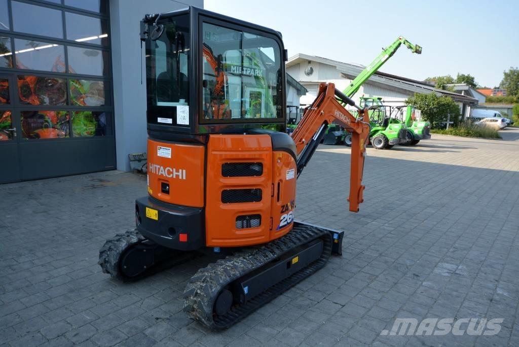 Hitachi ZX 26 U-6 Mini bagri <7t