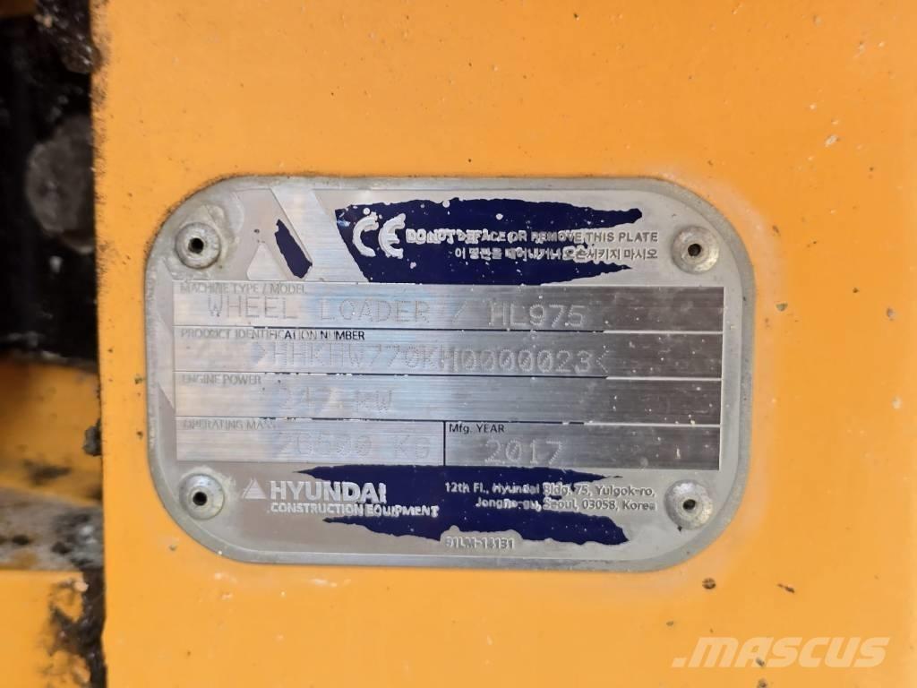 Hyundai HL 975 Kolesni nakladalci