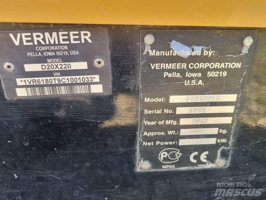 Vermeer D20x22II Oprema za vodoravno smerno vrtanje