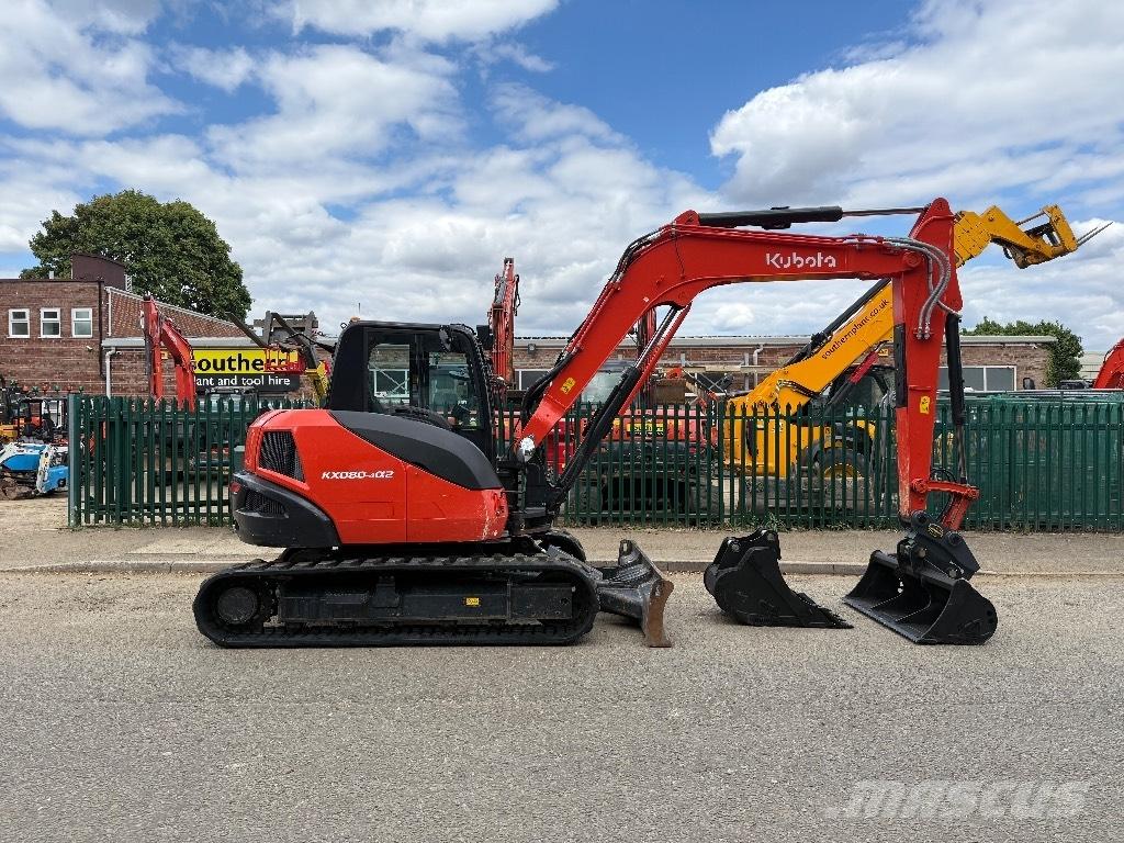 Kubota KX 080-4 Midi bagri 7t – 12t