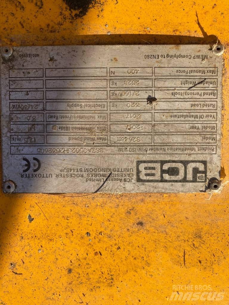 JCB S 2646 E Škarjaste dvižne ploščadi