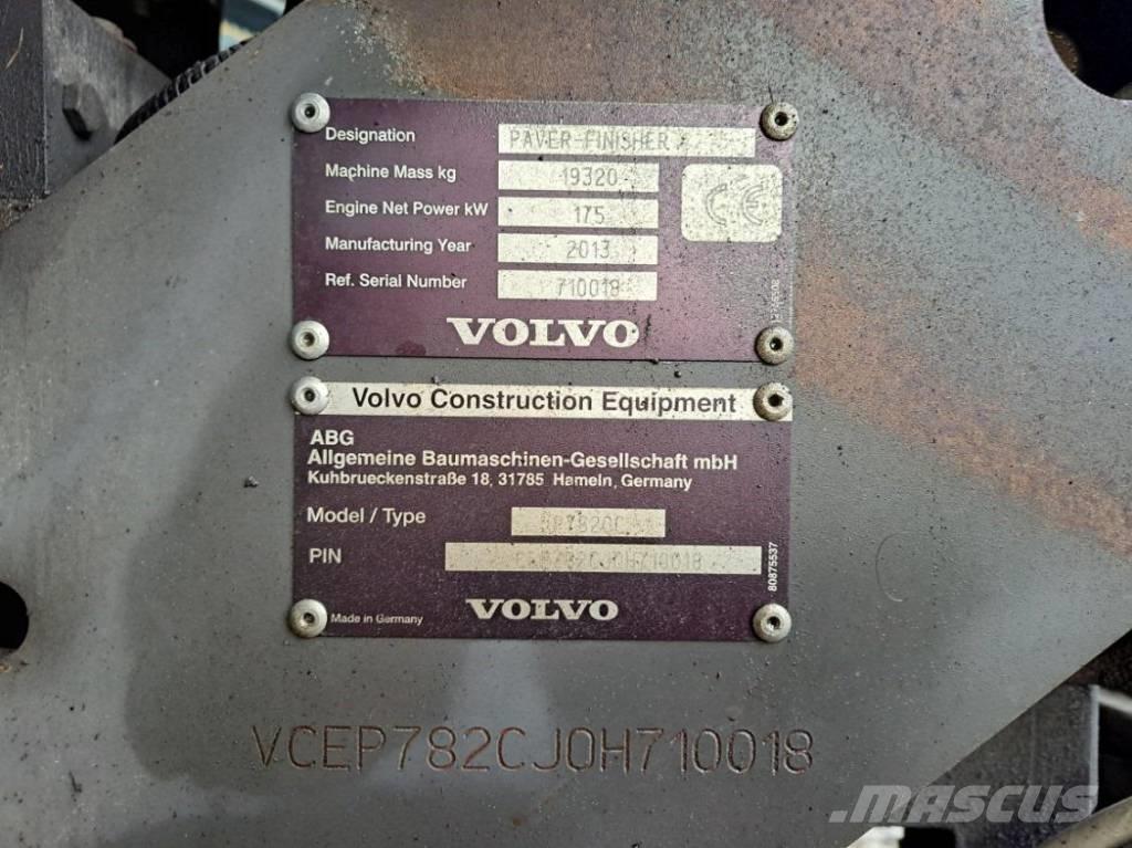 Volvo P 7820 D ABG Asfaltni finišerji
