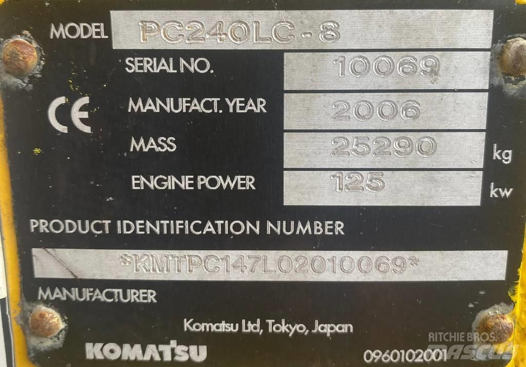 Komatsu PC 240 LC-8 Bagri goseničarji