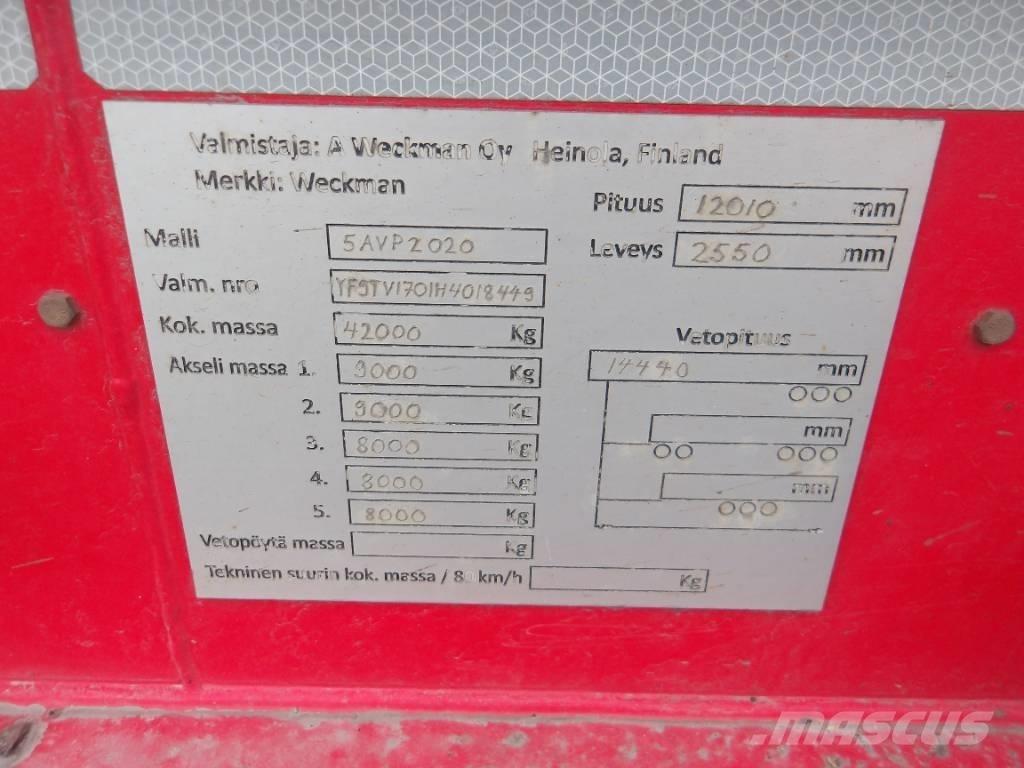 Weckman 5 AVP Prikolice za hlode
