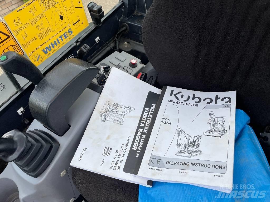 Kubota U 27-4 Mini bagri <7t