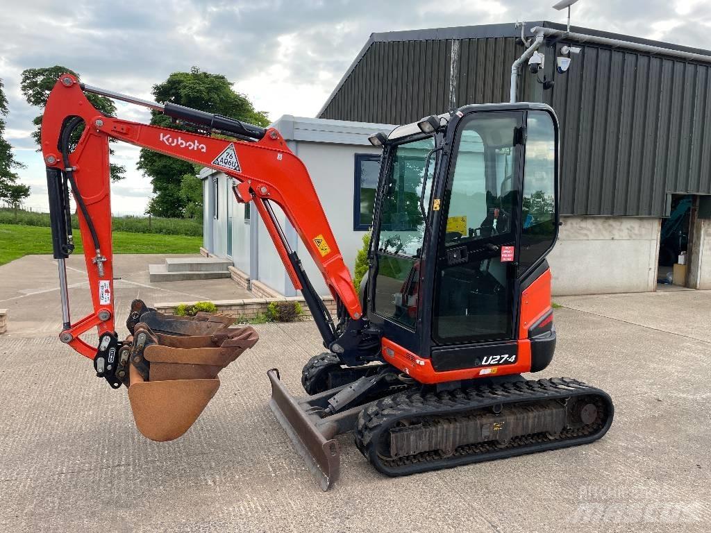 Kubota U 27-4 Mini bagri <7t