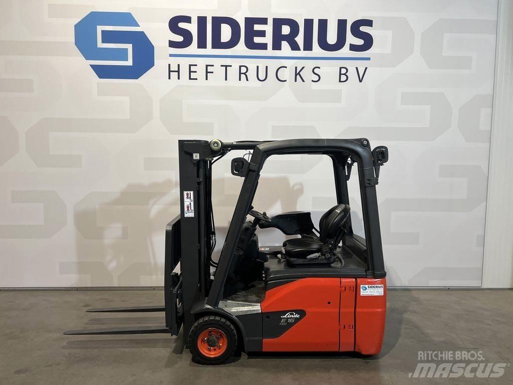 Linde E16-02 Električni viličarji