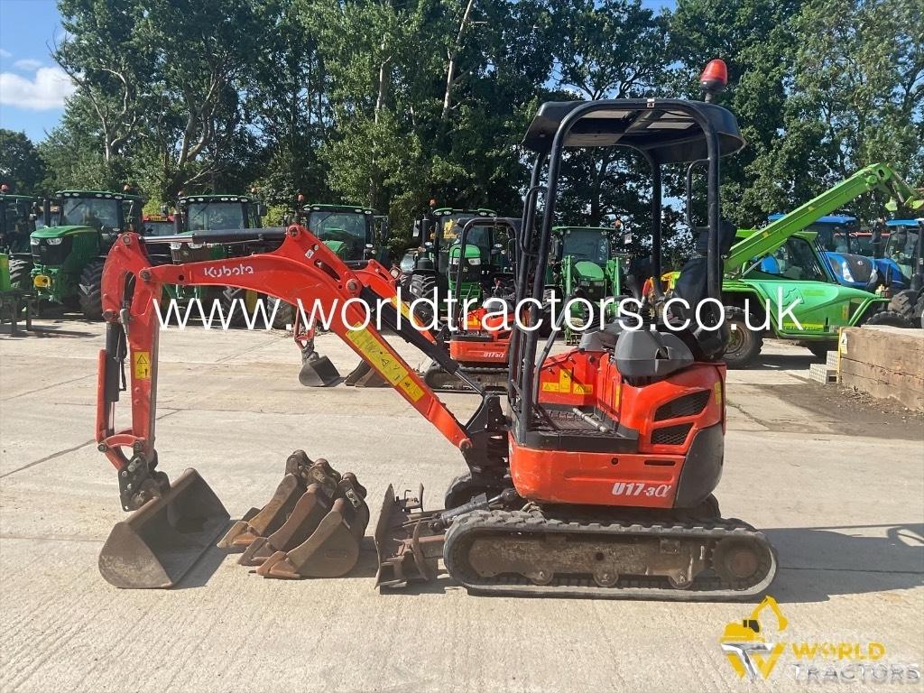 Kubota U 17-3 Mini bagri <7t