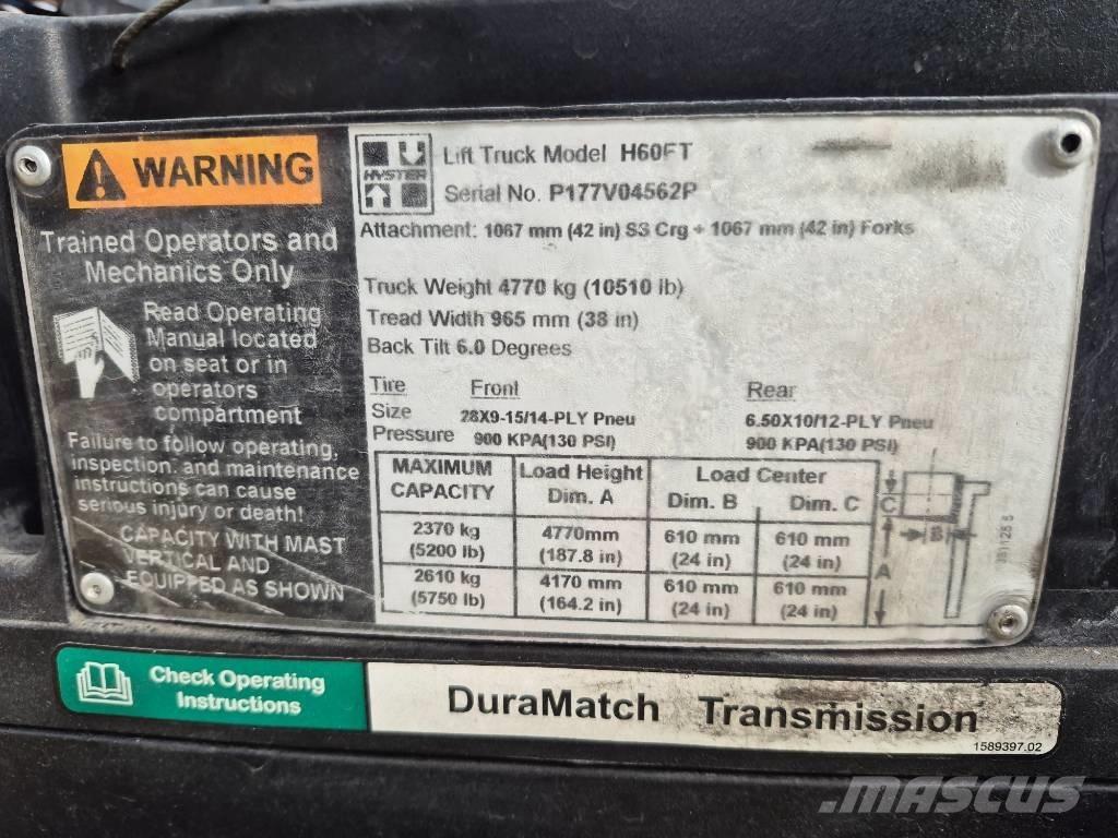 Hyster H 60 FT Viličarji - drugo