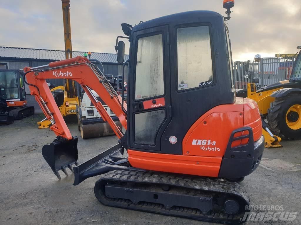 Kubota KX 61-3 Mini bagri <7t