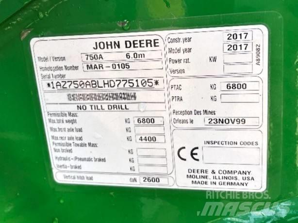 John Deere 750 A Sejalnice