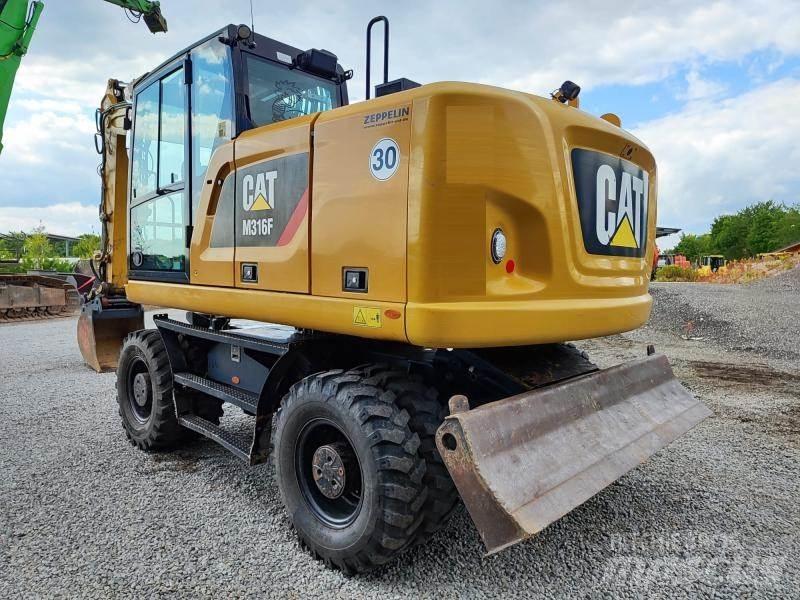 CAT M316F Bagri na kolesih