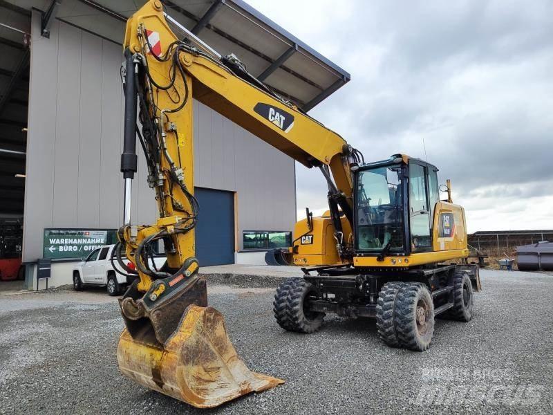 CAT M318F Bagri na kolesih