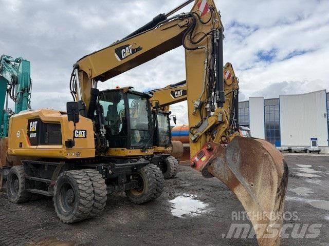 CAT M318F Bagri na kolesih