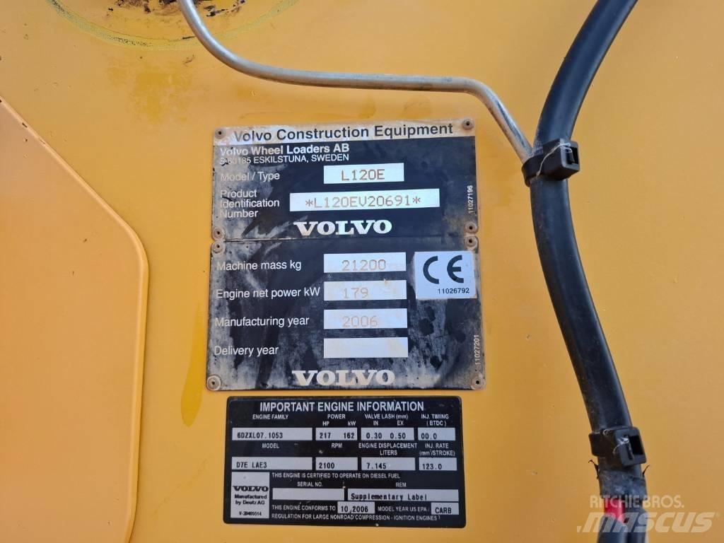 Volvo L 120 E Kolesni nakladalci