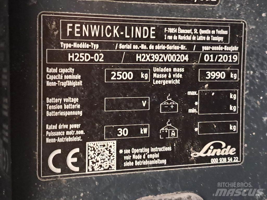 Linde H25D-02 Dizelski viličarji