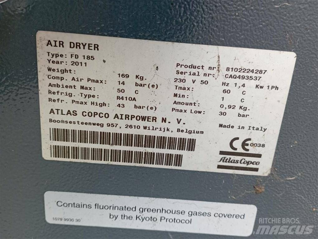 Atlas Copco FD185 Sušilniki instrumentalnega zraka